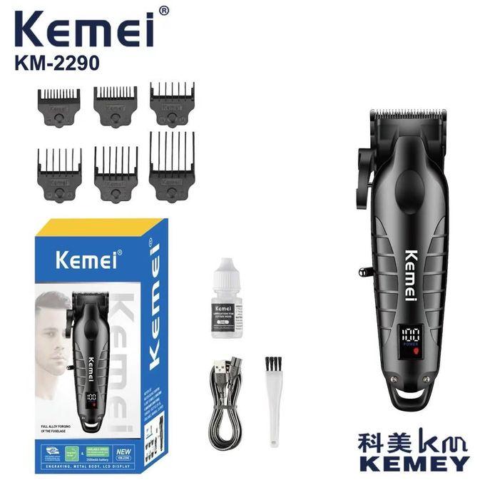 Electric Hair Clipper for Men Kemei Model 2290 – Professional, Rechargeable, Multi-Speed — image 2