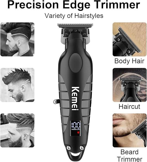 Electric Hair Clipper for Men Kemei Model 2290 – Professional, Rechargeable, Multi-Speed