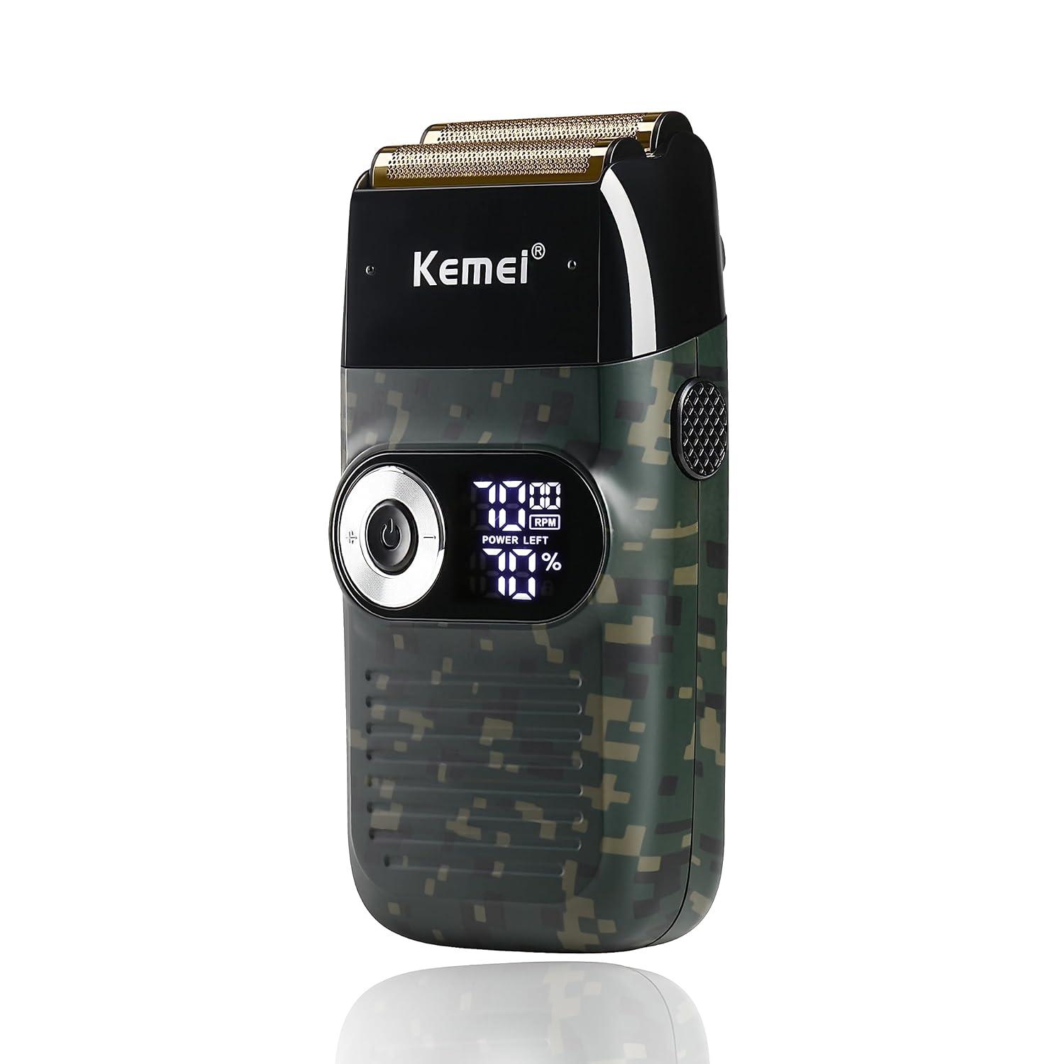 Kemei KM-2027 Rechargeable 2in1 Electric Hair Clipper for Men – Stainless Steel Blade — image 3
