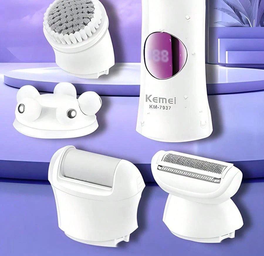 Kemei KM-7937 Hair Removal Machine – Multi-Function 5 in 1, Portable and Rechargeable — image 5