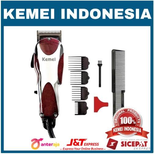 KM-8856 Professional Electric Hair Clipper for Men – Rechargeable – 4 Heads – from Kemei