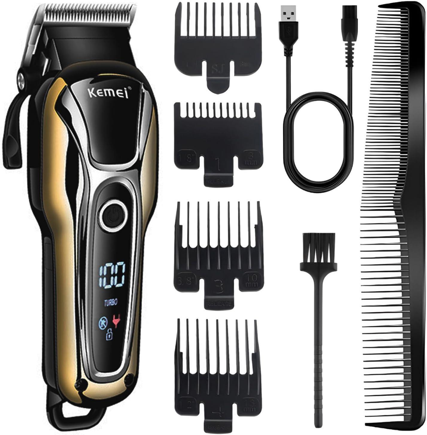 Professional Electric Hair Clipper for Men KM-1990 from Kemei – Rechargeable, Dry Use, 2 Speed — image 2