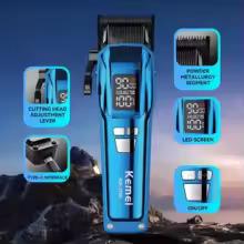 Kemei KM-2797 Hair Clipper – Professional, Rechargeable, Digital Screen, Blue — image 3
