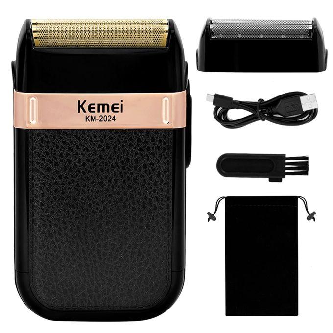 Electric Hair Clipper for Men KM-2024 – Professional, Rechargeable, Multi-Head, Comfortable Design — image 2