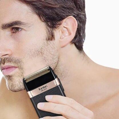 Electric Hair Clipper for Men KM-2024 – Professional, Rechargeable, Multi-Head, Comfortable Design — image 4