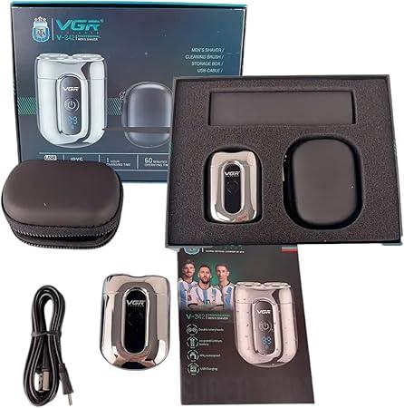 V-342 - Professional Electric Hair Clipper and Trimmer for Men - IPX5 Water Resistant - Dual Rotary Blades - Rechargeable - Includes Carrying Case — image 3