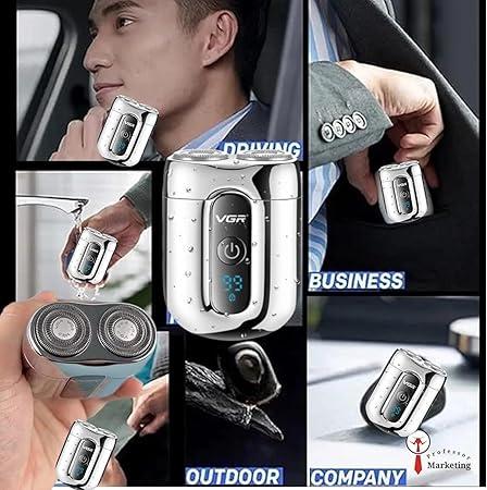 V-342 - Professional Electric Hair Clipper and Trimmer for Men - IPX5 Water Resistant - Dual Rotary Blades - Rechargeable - Includes Carrying Case — image 4
