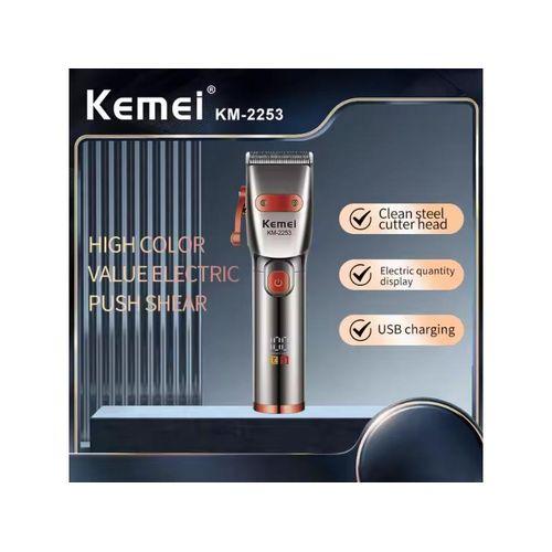 Kemei KM-2253 Professional Electric Hair Clipper - Color Display, Dual Turbo Speed, 2000mAh Battery — image 2