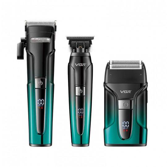 V-694 - VGR Professional Electric Hair Clipper, Rechargeable, for Men, 3-in-1 Tool Set — image 4
