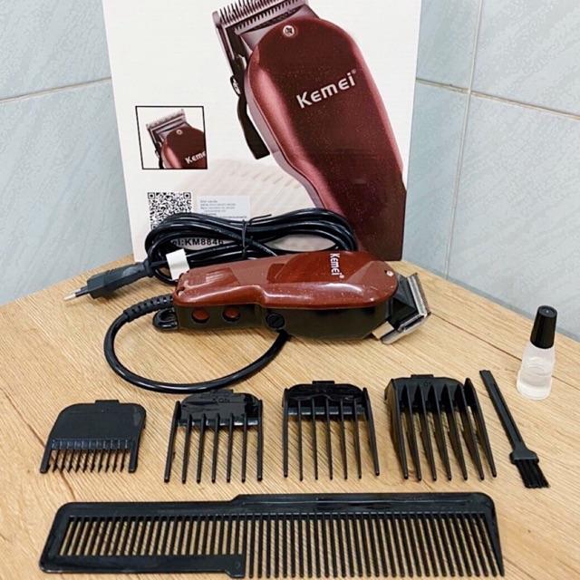 KM-8846 Professional Electric Hair Clipper for Men - Rechargeable, Multiple Heads, Comfortable Design — image 2