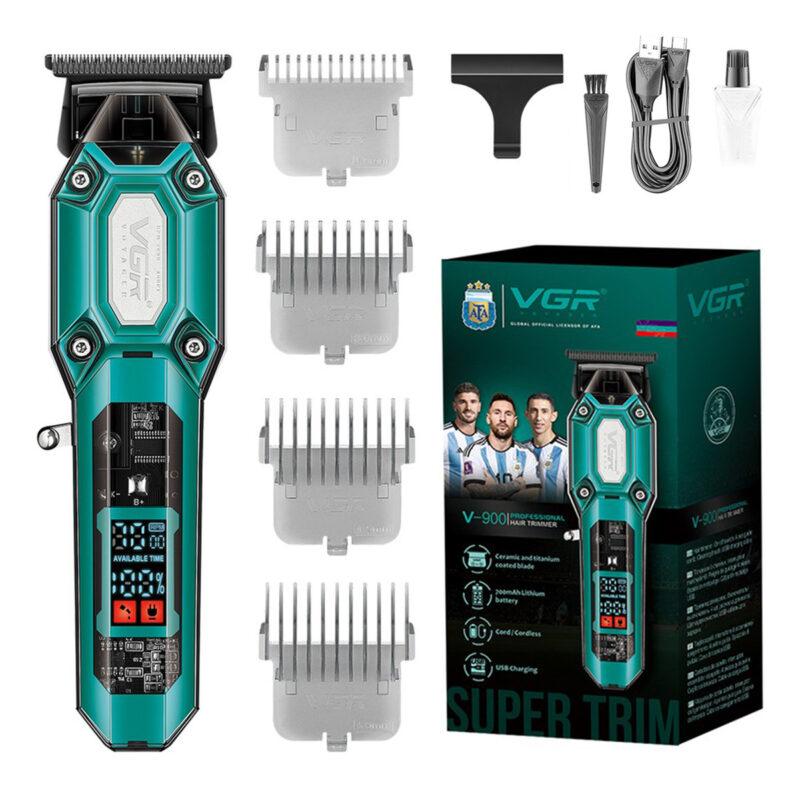 V-900 - VGR Professional Electric Hair Clipper for Men, Rechargeable, Ceramic Metallic Blades — image 3