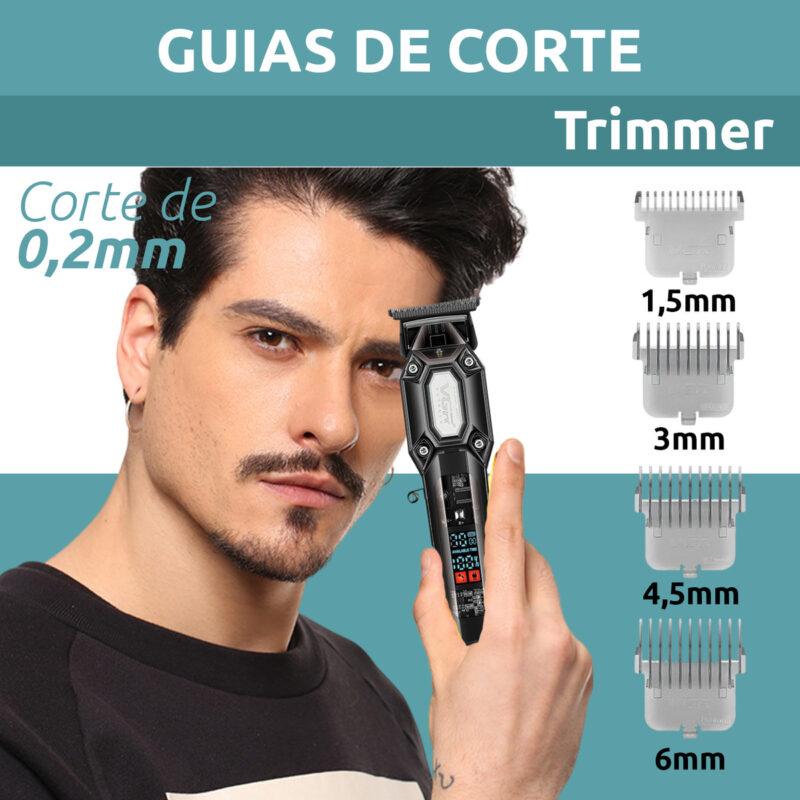 V-900 - VGR Professional Electric Hair Clipper for Men, Rechargeable, Ceramic Metallic Blades — image 4