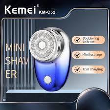KM-C52 - Professional Electric Hair Clipper for Men, Rechargeable, Blue, 3W — image 3