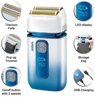 V-362 - Professional Electric Hair Clipper for Men from VGR - Rechargeable, Multi-Color, Stainless Steel Blades — image 2
