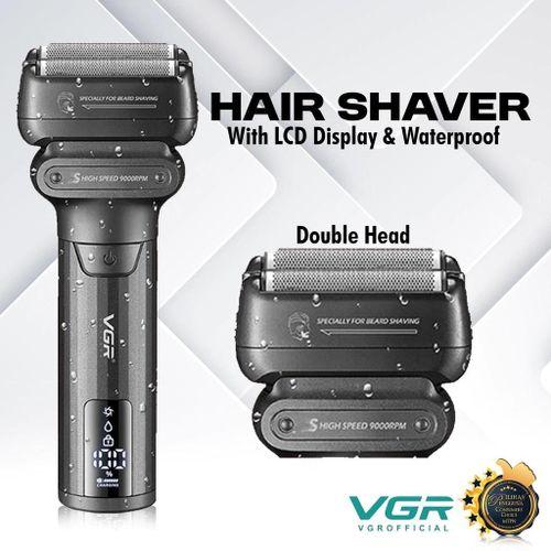 VGR-368 Professional Electric Hair Clipper for Men - Professional Hair Cutting and Smoothing, Cordless, Rechargeable, Black — image 2