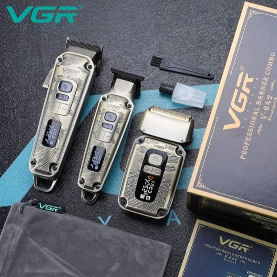 V-642 Electric Hair Clipper for Men from VGR - Rechargeable, Water Resistant, Multi-Purpose