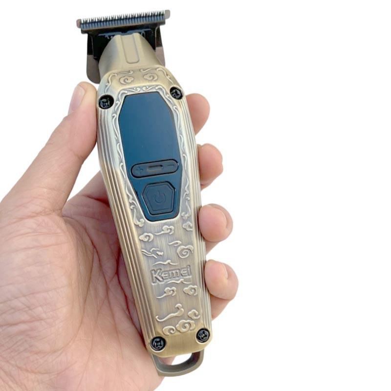 KM-1575 - Professional Electric Hair Clipper for Men, Rechargeable - Multiple Heads - Comfortable Design — image 3
