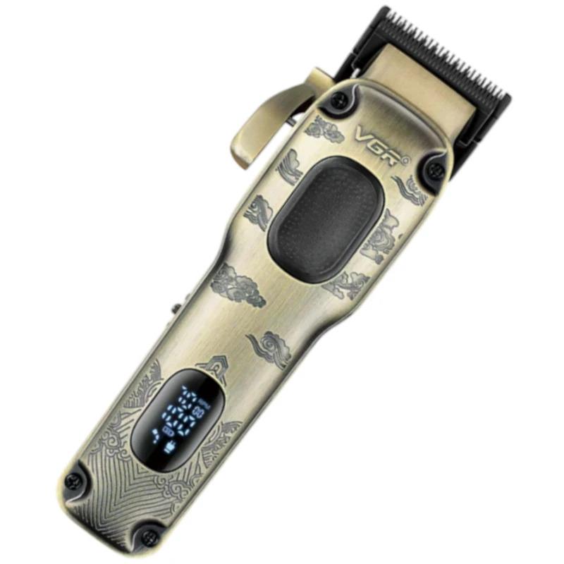 VGR V-027 Professional Electric Hair Clipper for Men - Rechargeable, Wireless, Titanium Blades, 8 Guide Combs — image 3