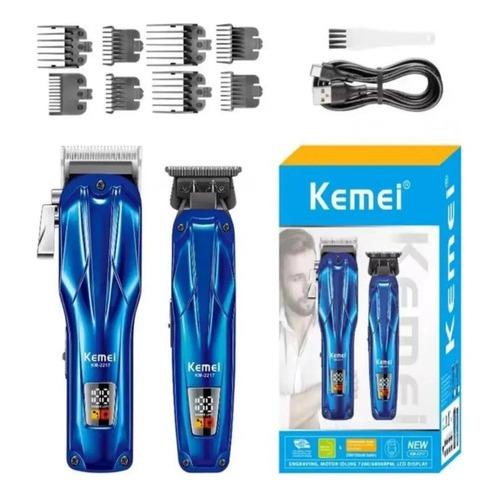 Kemei 2217 - Professional Electric Hair Clipper for Men, Rechargeable, Multi-Purpose, Stainless Steel — image 3