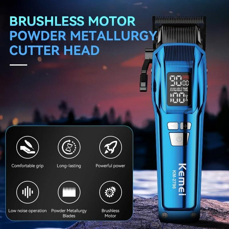 KM-2796 Professional Electric Hair Clipper for Men - Professional, Rechargeable, Metal, 10W — image 2
