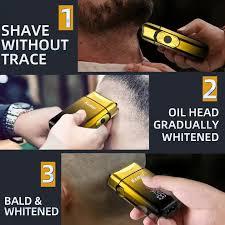 KM-TX10 Professional Electric Hair Clipper for Men - Gold, Rechargeable, Digital Display, 3 Speeds — image 5
