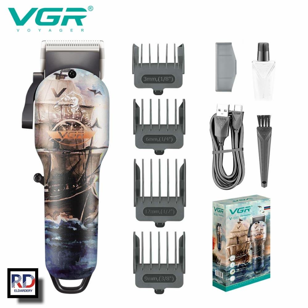 VGR V-690 Professional Hair Cutting Machine - Wireless Rechargeable Electric Hair Clipper for Men — image 5