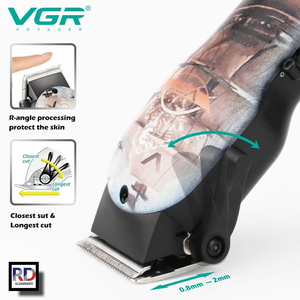 VGR V-690 Professional Hair Cutting Machine - Wireless Rechargeable Electric Hair Clipper for Men