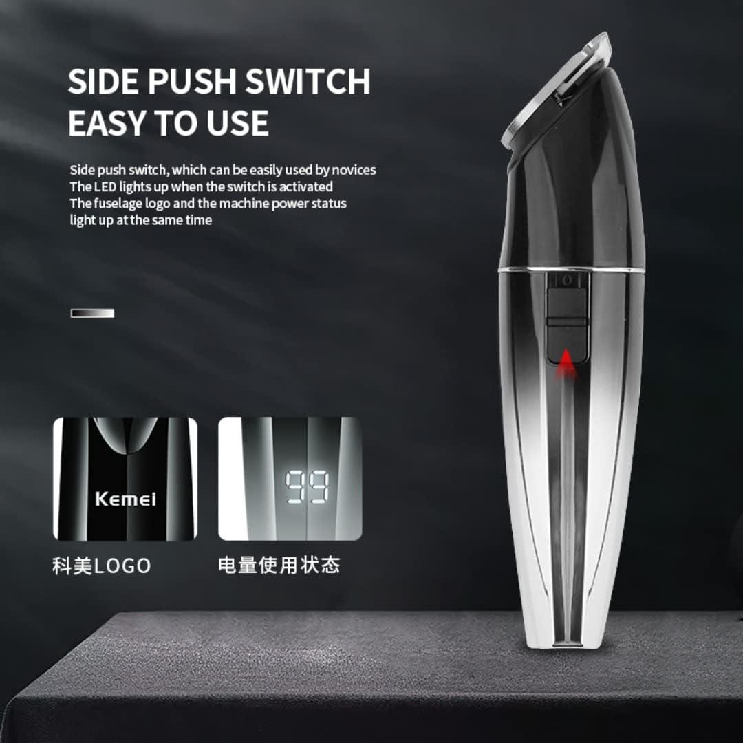 Kemei KM-880 - Professional Wireless Electric Hair Clipper for Men, USB Rechargeable, LCD Display — image 2