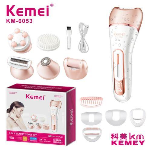Kemei KM-6053 Hair Removal Machine for Women - Multi-Purpose, Rechargeable, Comfortable Design — image 4