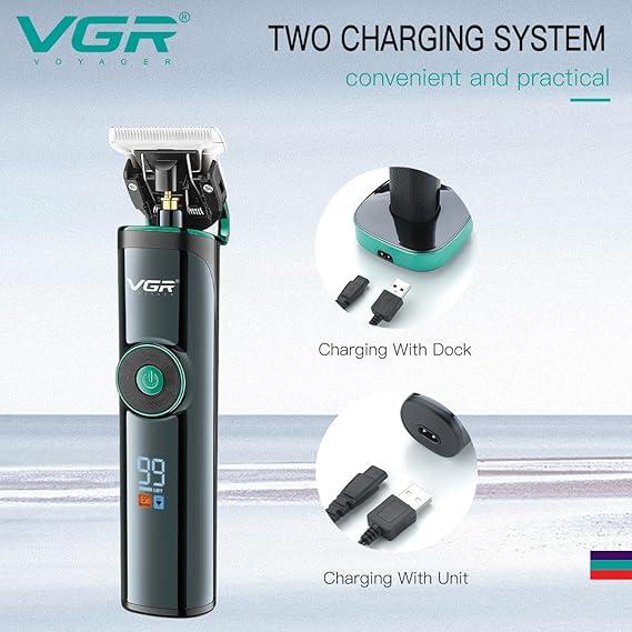 VGR V-671 - Professional Electric Hair Clipper for Men from VGR, Rechargeable, Digital Display, Dual Motor, 2500 mAh Lithium Ion Battery — image 3