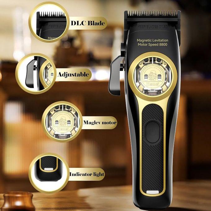 KM-2373 - Professional Rechargeable Electric Hair Clipper for Men - Multi-Head - Comfortable Design — image 2