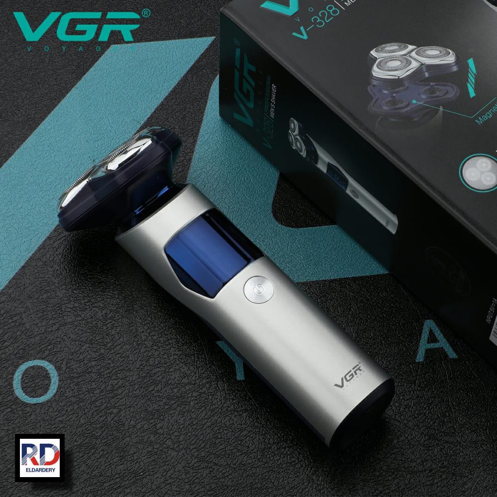 V-328 - VGR Professional Electric Hair Clipper and Shaper for Men, Rechargeable, with 3D Floating Rotary Blades — image 4