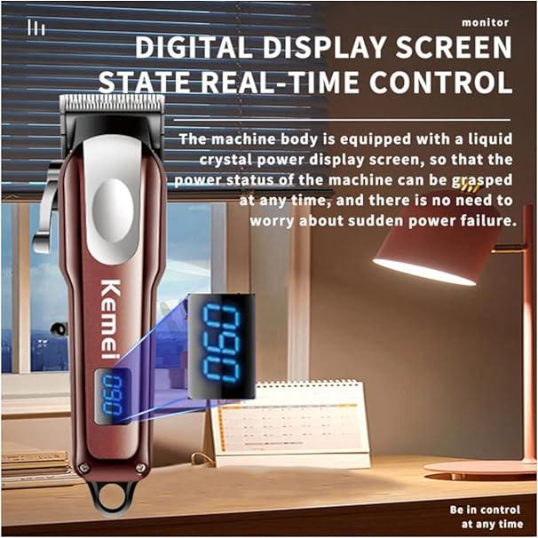 Kemei 233 Rechargeable Electric Hair Clipper for Men - Professional, Versatile, Modern Design — image 3