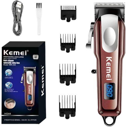 Kemei 233 Rechargeable Electric Hair Clipper for Men - Professional, Versatile, Modern Design — image 5