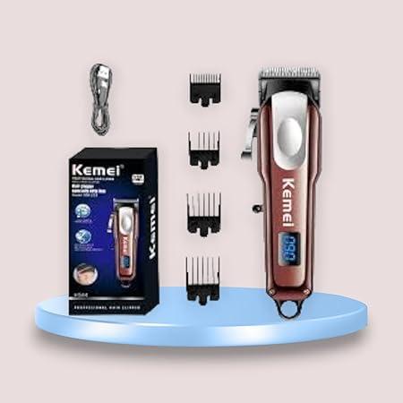 Kemei 233 Rechargeable Electric Hair Clipper for Men - Professional, Versatile, Modern Design