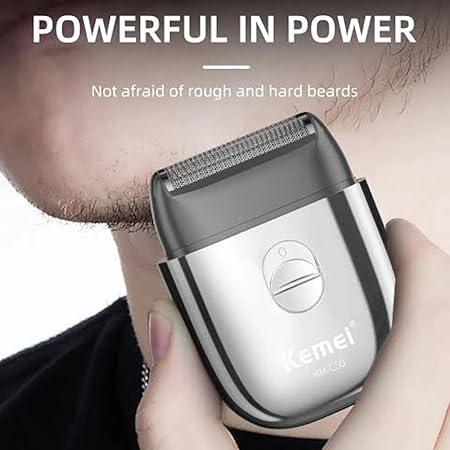 KM-C50 - Professional Rechargeable Electric Hair Clipper for Men, Compact Size with Stainless Steel Blades — image 4