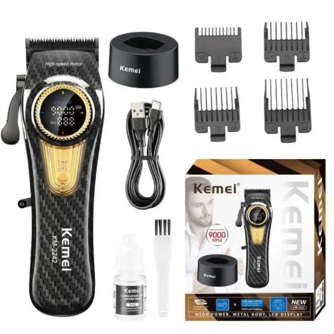 KM-2242 Professional Electric Hair Clipper for Men - Cordless, LED Display, 9000 RPM Speed — image 5