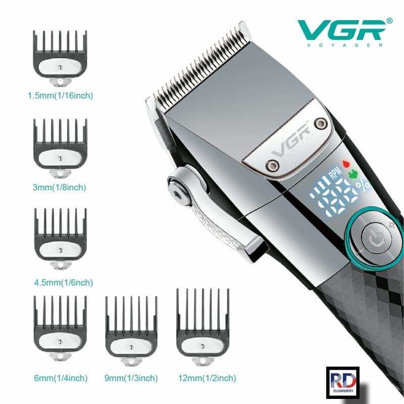 V-682 - VGR Professional Electric Hair Clipper for Men, Cordless Rechargeable, Long-Lasting Battery, 5000-6000 RPM — image 3