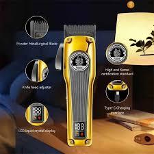 Kemei KM-1825 Professional Electric Hair Clipper for Men - USB Rechargeable, Diamond-Like Coated Blade, Size 4*6*17 — image 4