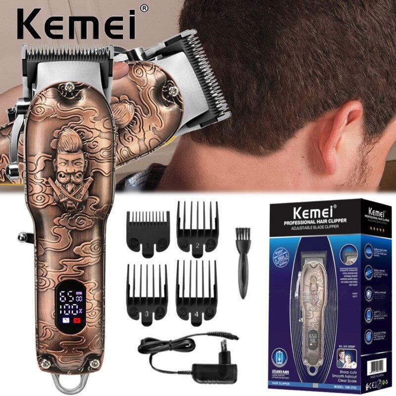 KM-3705 - Professional Electric Hair Clipper for Men, Rechargeable - All-Metal - 10 Watts - 2500 mAh — image 3