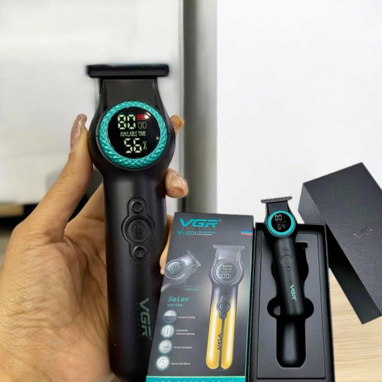 V-990 - Professional Electric Hair Clipper for Men - Rechargeable - Ceramic Blade - 8000 RPM — image 3