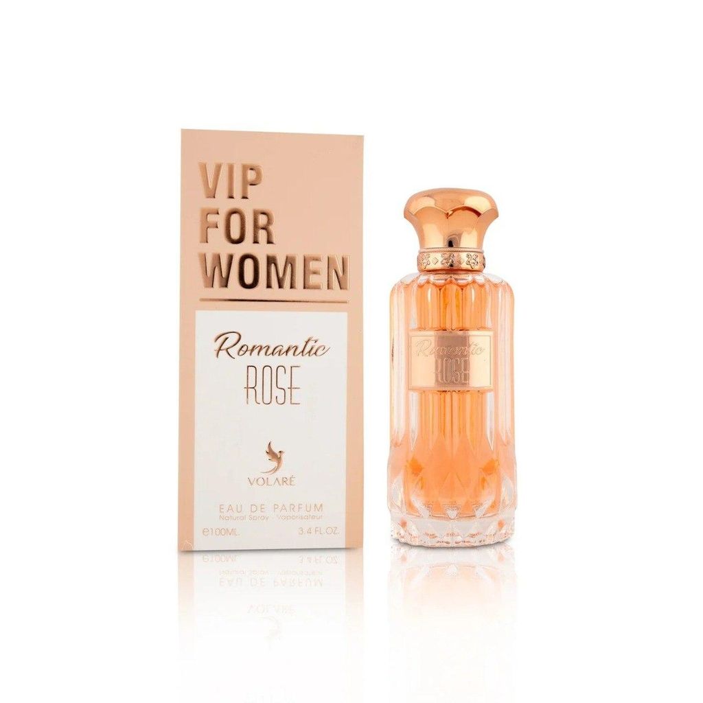 VOLARÉ Romantic Rose Fragrance for Women - Eau de Parfum with Rose and White Musk