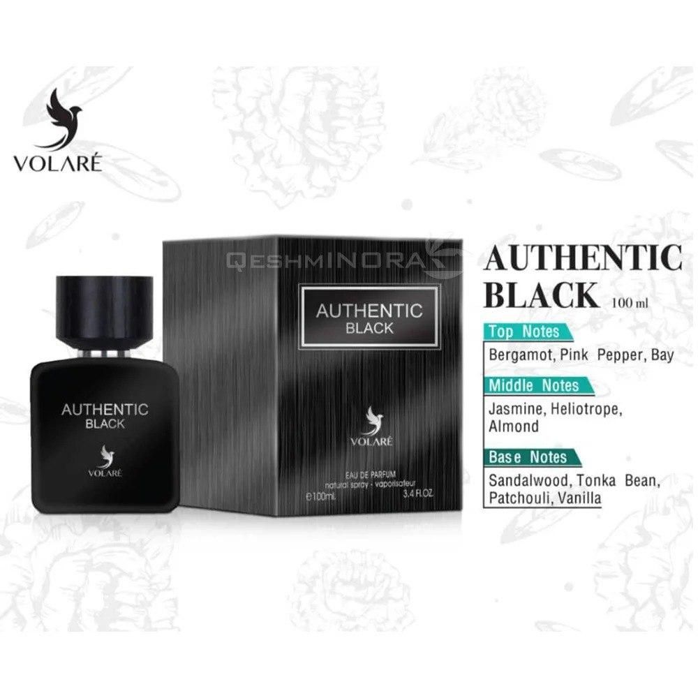 Volari Authentic Black Fragrance for Men - 100 ml - Luxury Woody Scent — image 3