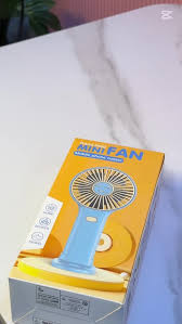 USB Charging Fan (858-6) - Desktop and handheld fan with USB charging, 3 speeds, removable stand — image 3