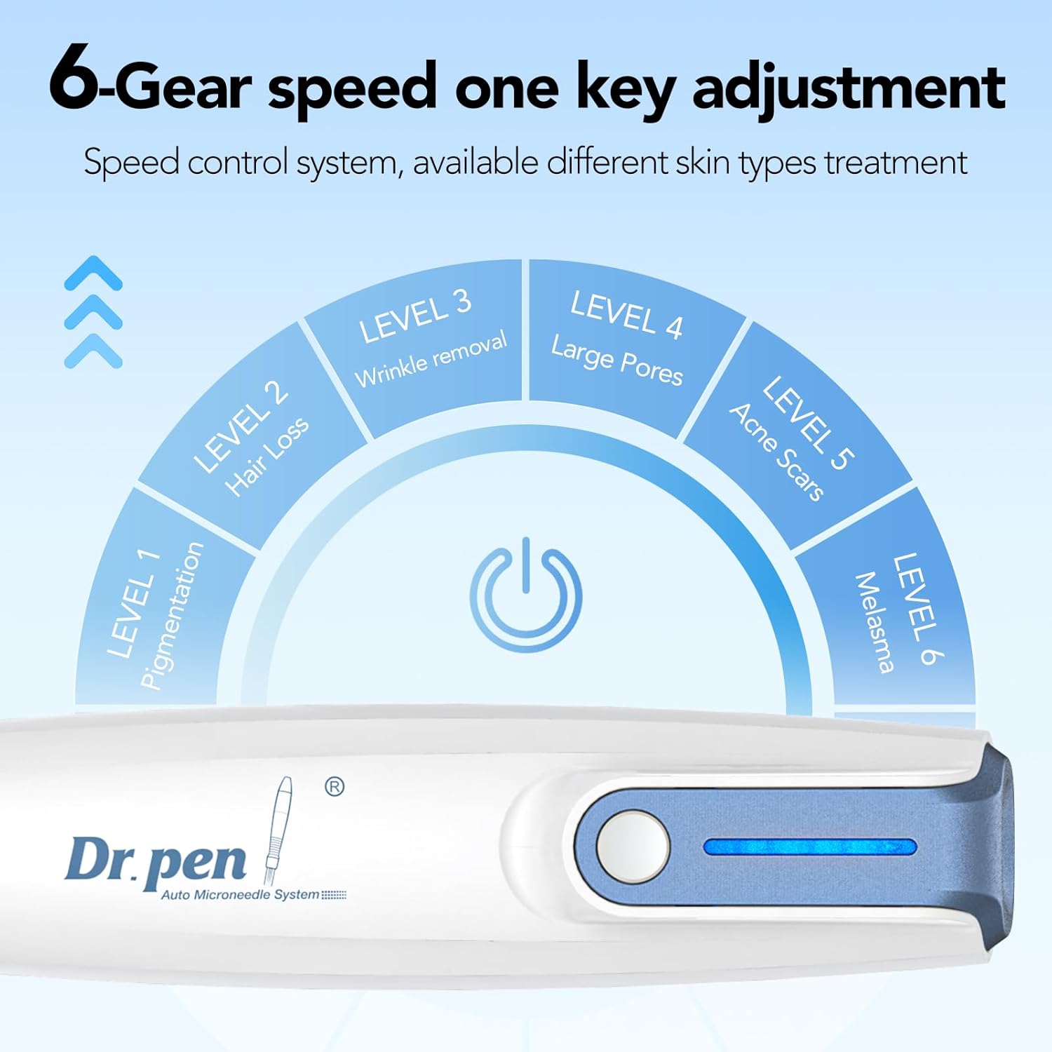 A9 Doctor Pen (852-8) - Advanced wireless microneedling pen with 6 adjustable speeds — image 3