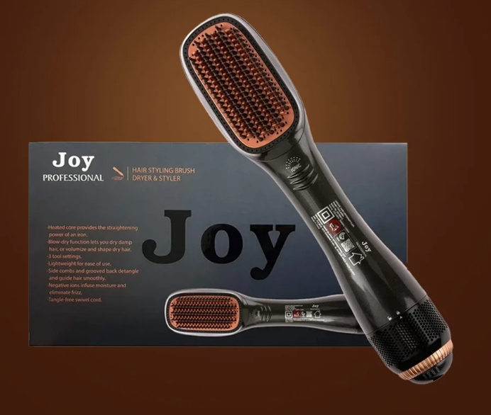 JOY Hair Styling Brush 2-in-1 (853-9) - Drying and styling in one touch