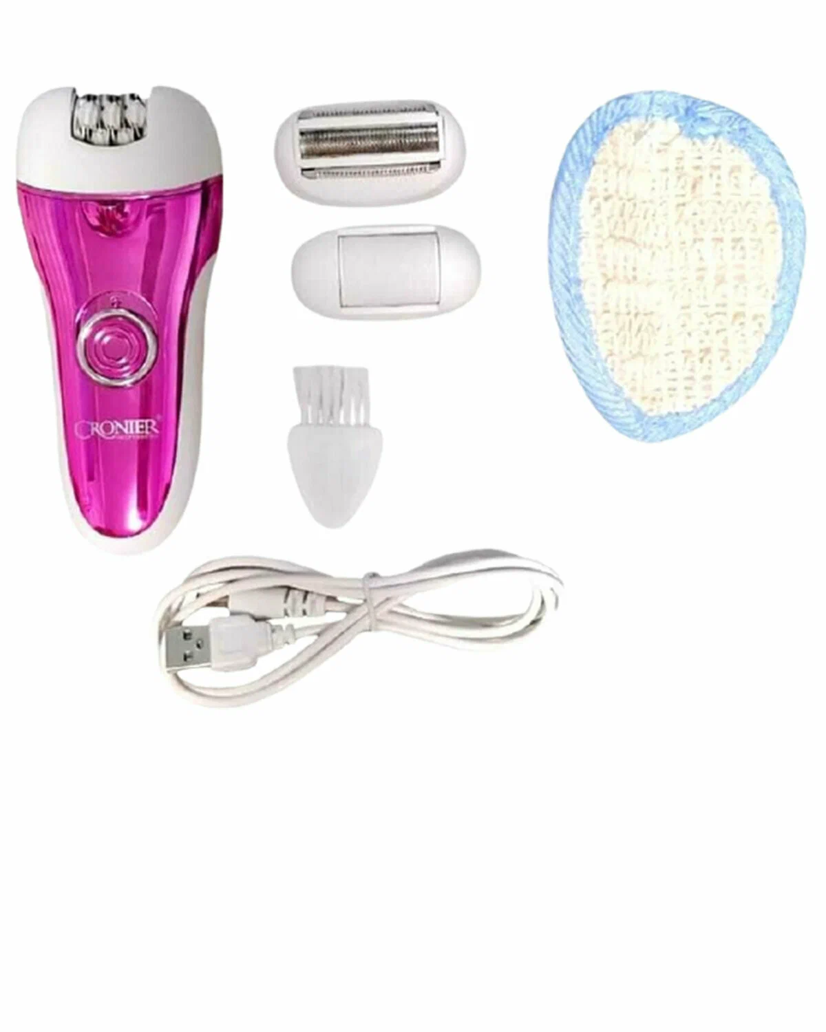 CR-8803 Cronier 3-in-1 Hair Removal Device - Wireless for dry and wet use — image 2