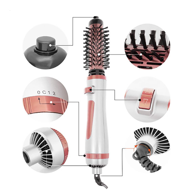 CR-6877 Corner Rotating Hair Dryer Brush - 800 watts (2-in-1) — image 2