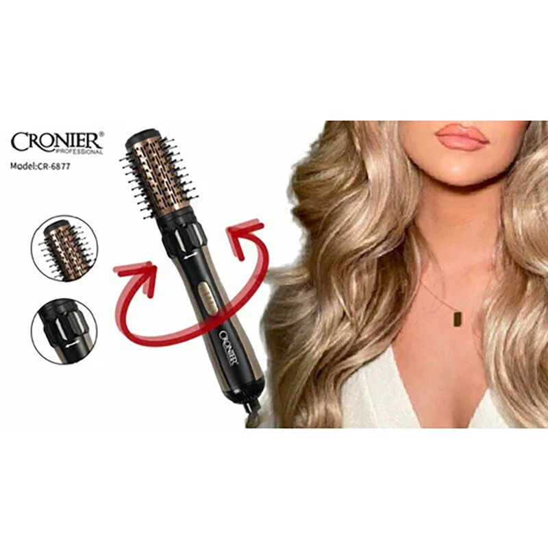 CR-6877 Professional Rotating Hair Dryer Brush from Cronier - 1200 watts (2-in-1) — image 3