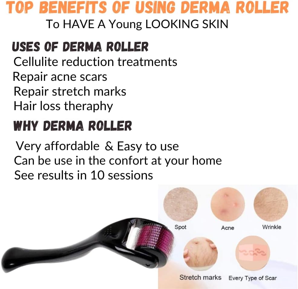 3-in-1 Skin Care Set (jade + gua sha + derma roller) - (10-852) — image 4